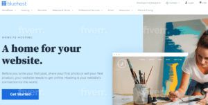 Bluehost.com landing page