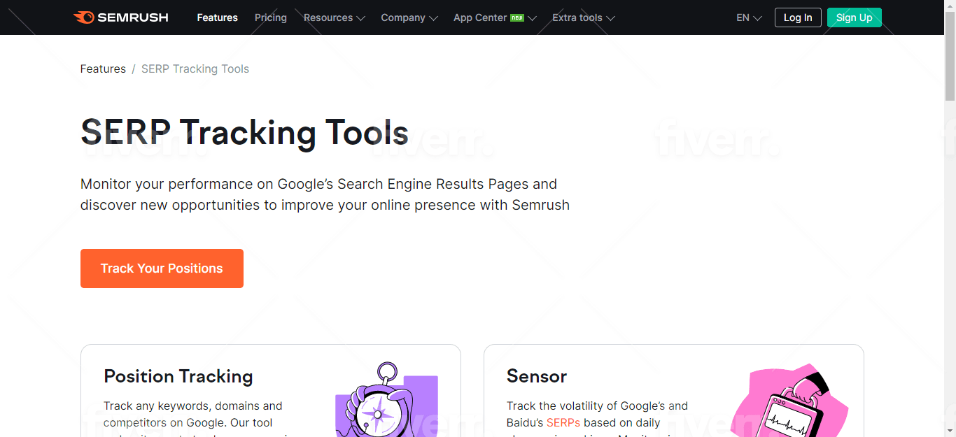 semrush- the best rank tracking tool 