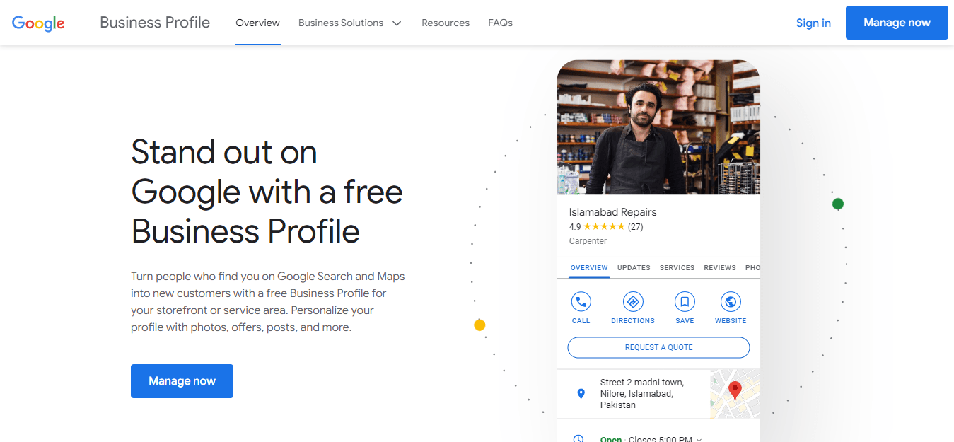 Google My business profile