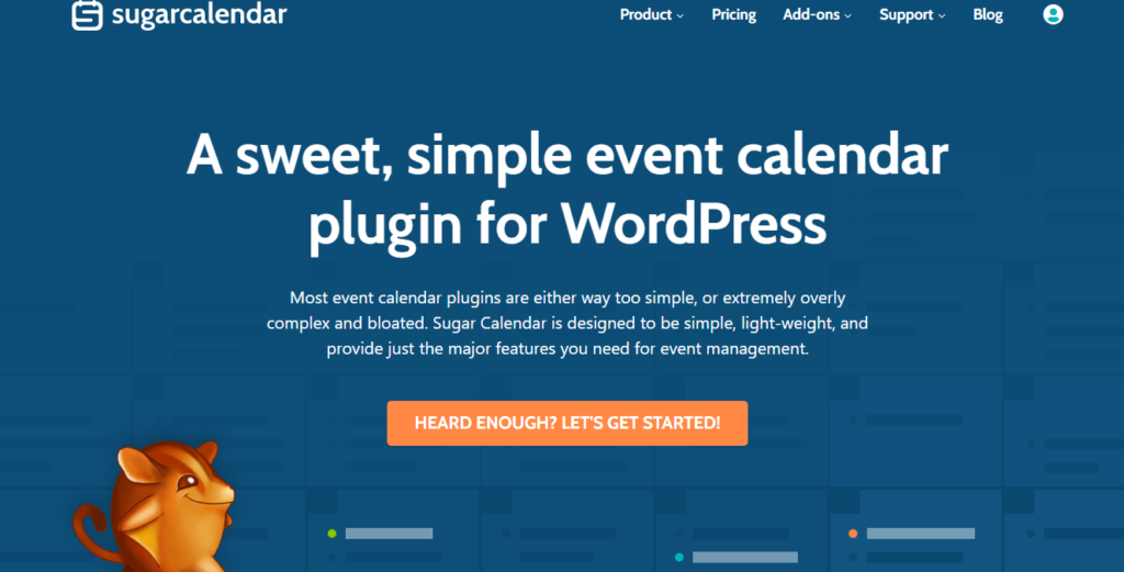 sugar calendar best wordpress event booking plugin